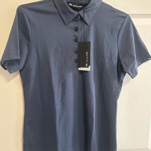 Travis Mathew Blue Long Sleeve Tee